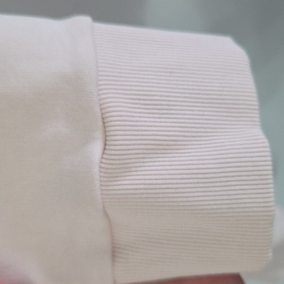 COS pale pink cotton sweatshirt dress Sz L - Picture 9 of 10